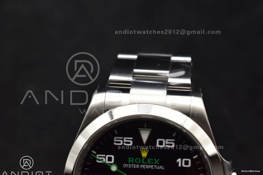 VSF 904L Air-King 509 Dial Edition Black SS VS SmoothTexture Bracelet 1:1 Best on Steel 126900 0312